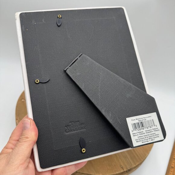 The Westin Gallery Veritas  5x7 white  toned floral picture frame chic neutral f - Picture 5 of 8